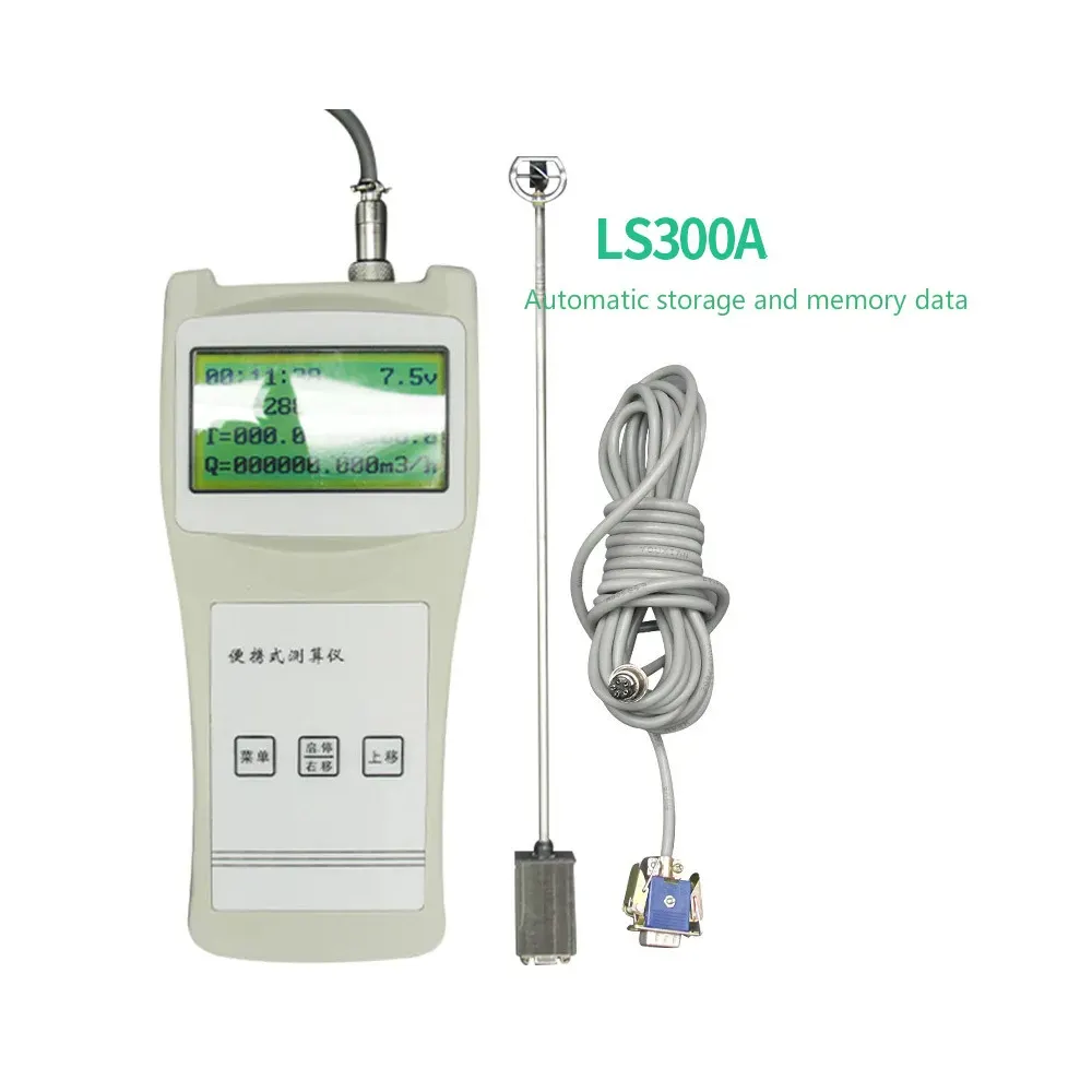 Flow Speed Meter LS300-A Flow Velocity and Flow Meter Portable Flow Velocity Meter Flow ...
